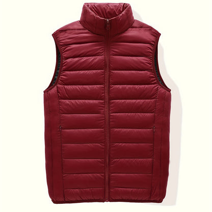 Lättviktsjacka herr – ståkrage & zip-up design för vår/höst