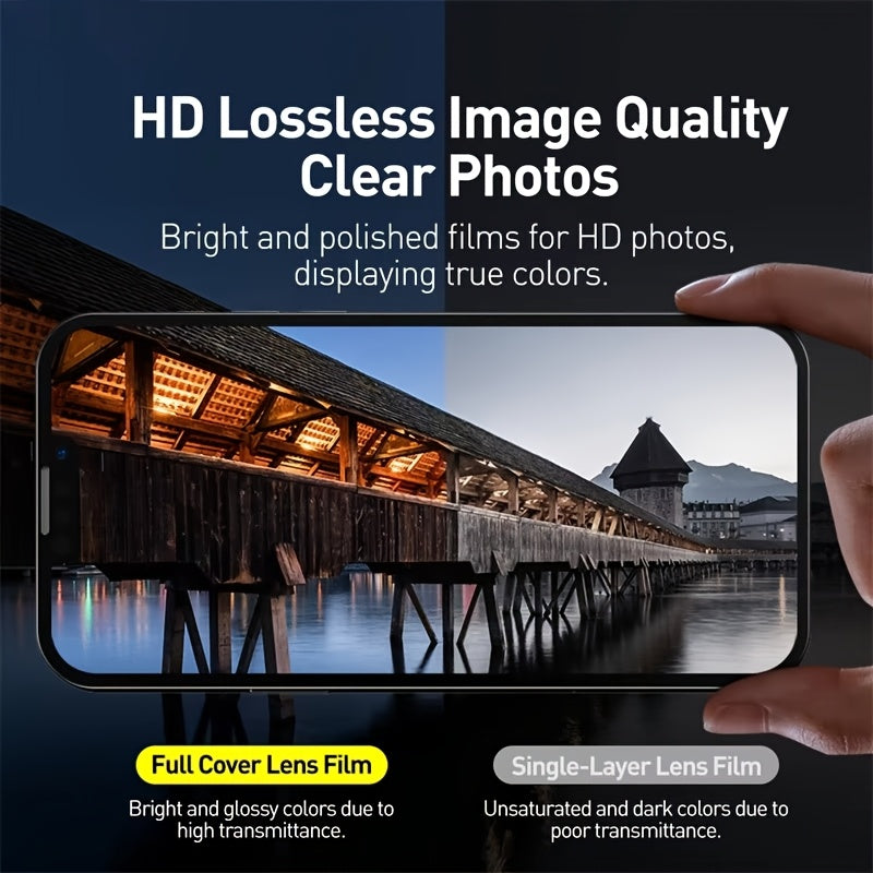 Yksityinen suojaus – 5 × näytönsuojaa + 5 × linssinsuojaa iPhonelle