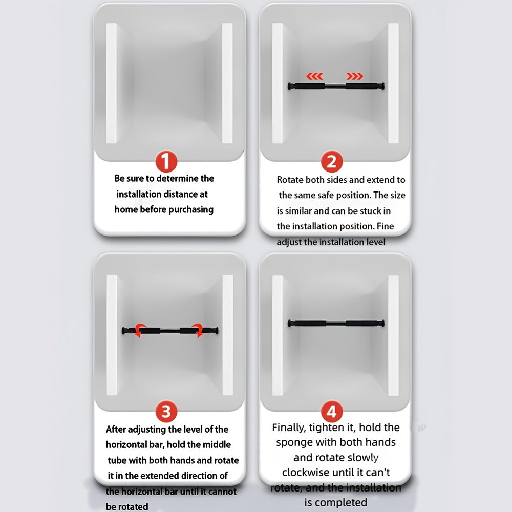 DörrStången™ – Justerbar Pull-Up Stång för Hemmaträning