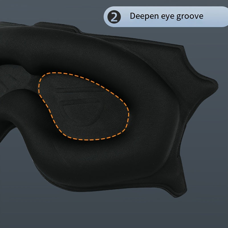 SovMask – 3D-ögonmask med total mörkläggning