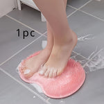 Multifunktionell Badborste med Fotmatta – Massage