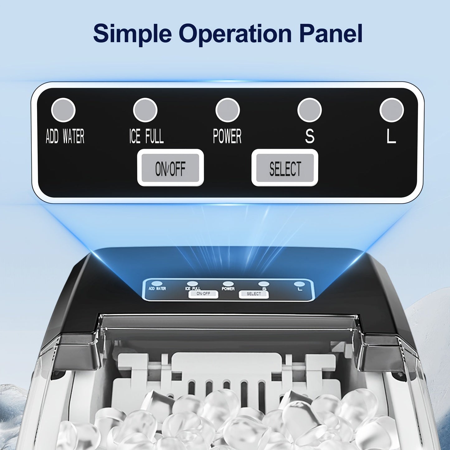 Liten Hem-Ismaskin, Självrengörande med 6-minuters Tillverkning