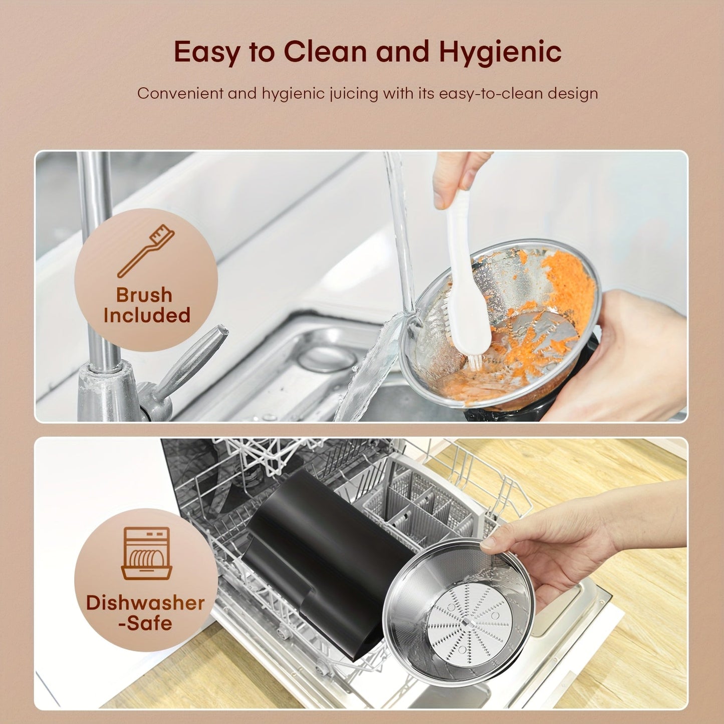 Kraftfull Frukt- och Grönsakspress, 400-800W