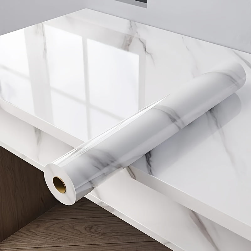 PärlVit™ – Självhäftande Dekorplast (1 rulle)