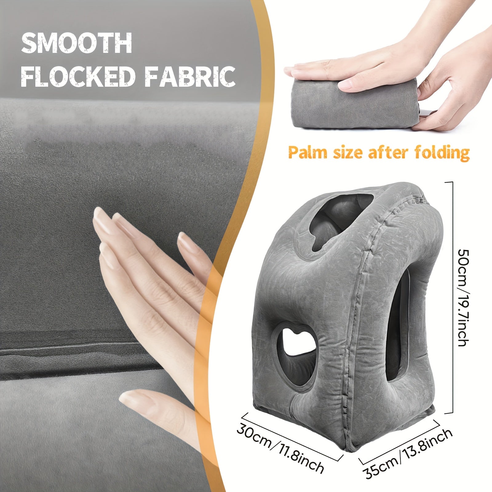 Uppblåsbar Resekudde med Nackstöd