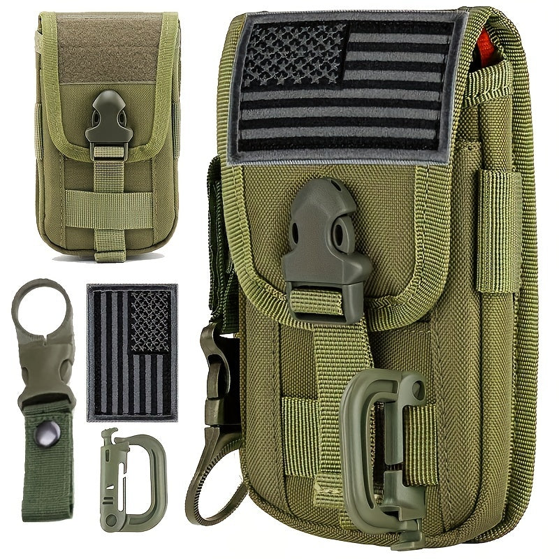 Midjeväska – MOLLE bältesväska med flaskhållare & fack