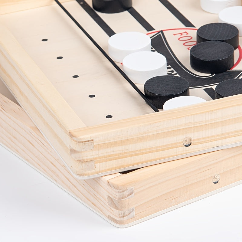 Jääkiekon köydenveto™ – Perhepeli puulaudalla