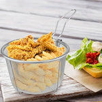 FritösKorg™ – Rostfri Ströksil med Handtag