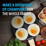 4-reikäinen tarttumaton paistinpannu Maifan-kivipinnoitteella