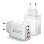 USB-C Snabbladdare – Dubbelport Laddare för iPhone & Android