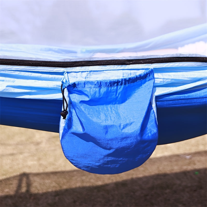 Ultralätt Ryggsäckshängmatta – Automatisk Setup & Myggnät