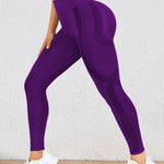 Höga Träningstights med Push-Up Effekt – Perfekta för Gym & Yoga