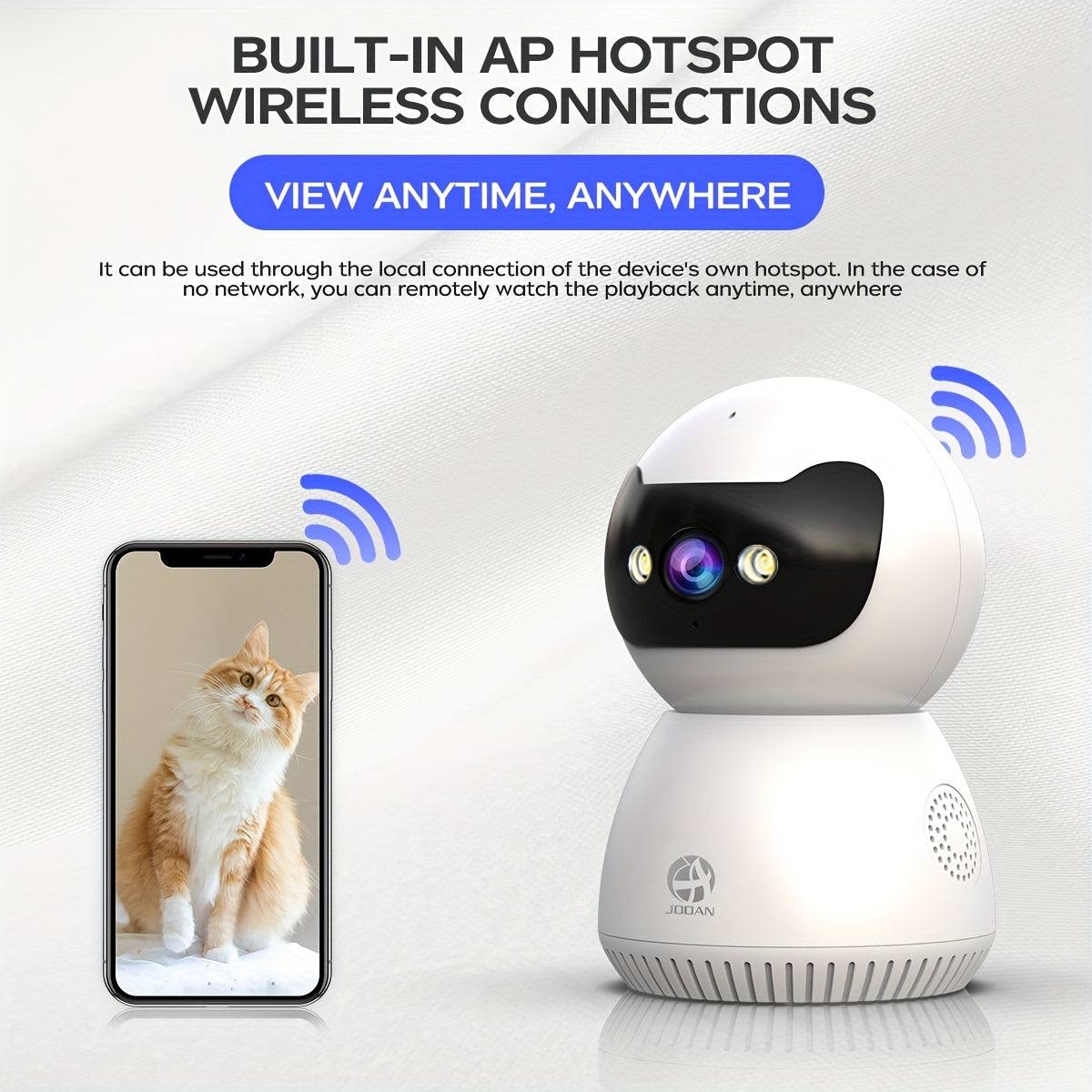 Inomhuskamera med Färgseende & Rörelse