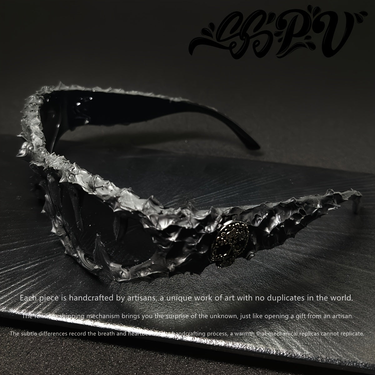 Motebriller - amerikansk stil med harpiksdekorasjon