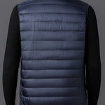 Herrväst ståkrage – lätt väst för vår & höst