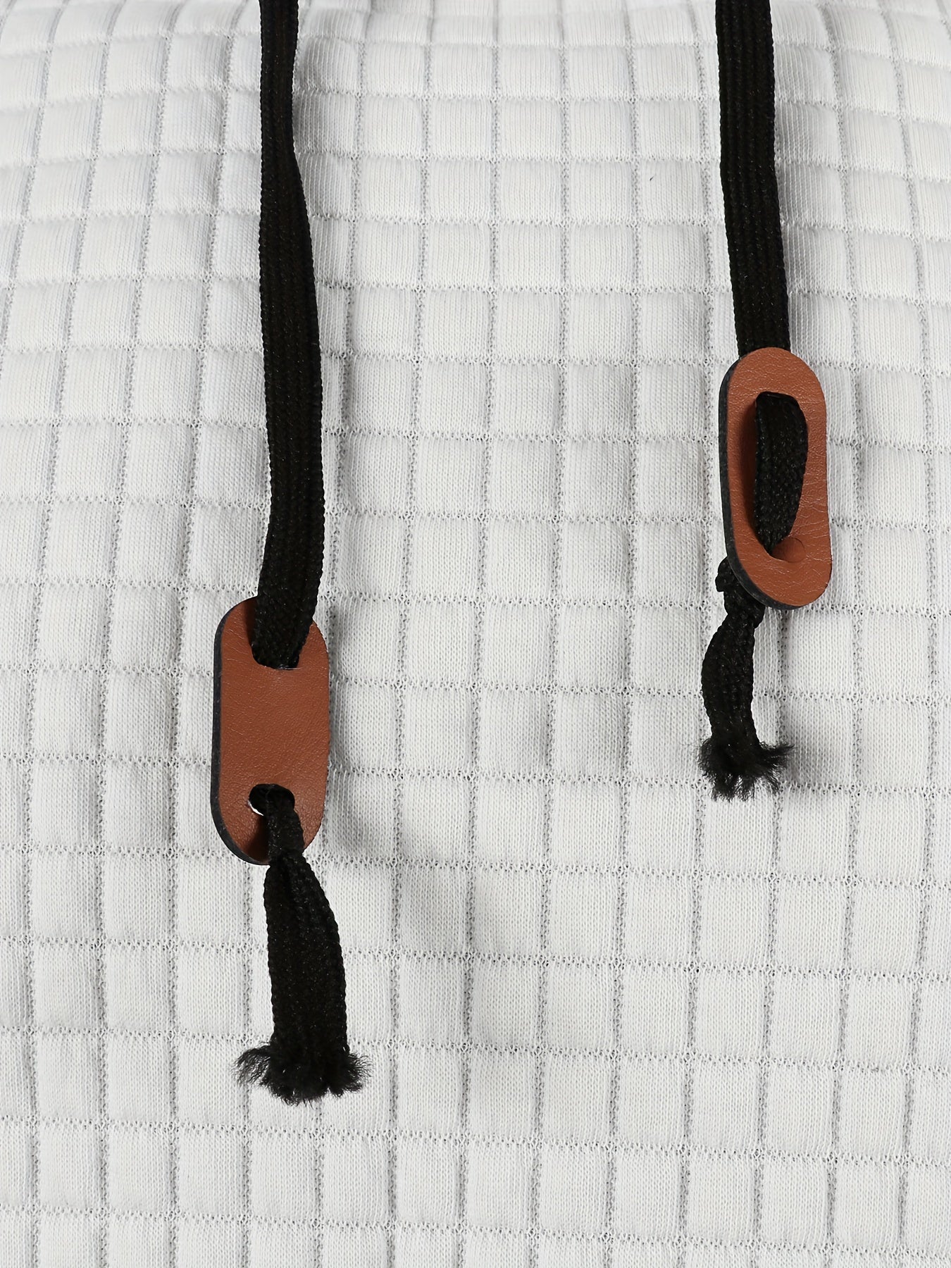 Bohemisk hoodie herr – rutigt långärmad pullover med orange detaljer