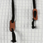 Bohemisk hoodie herr – rutigt långärmad pullover med orange detaljer