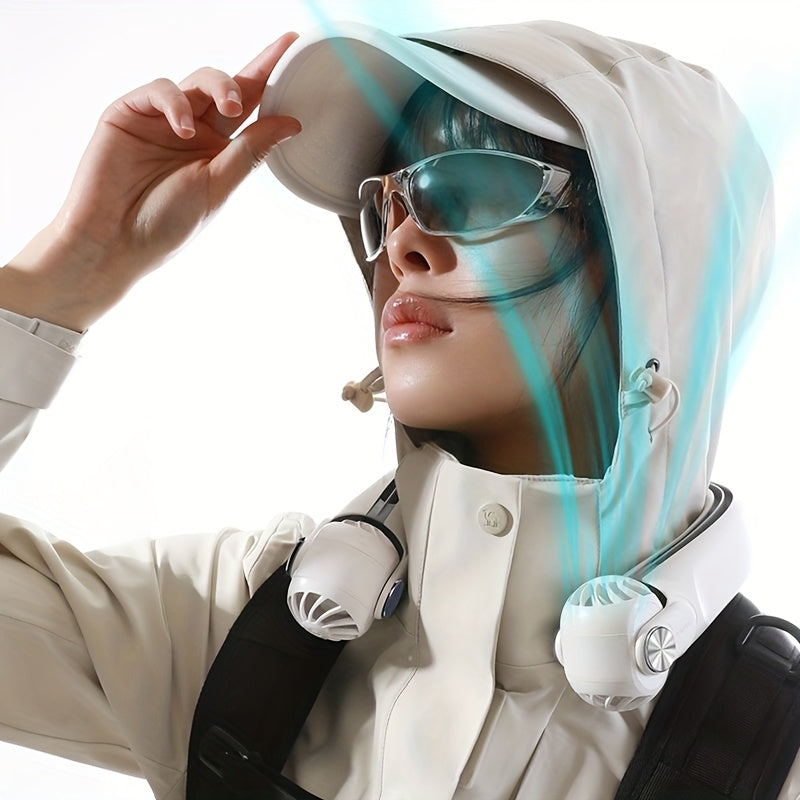 Portabel Nackfläkt – Bladlös, 360° Roterbar, USB