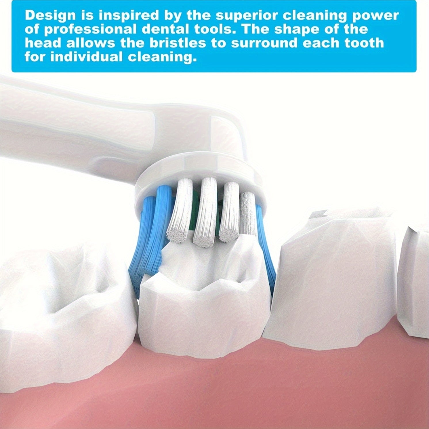 Tandborsthuvuden 16-pack – Oral-B kompatibla eltandborsthuvuden för vuxna