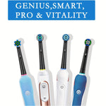 Tandborsthuvuden 12-pack – kompatibla med Oral-B, olika borsttyper