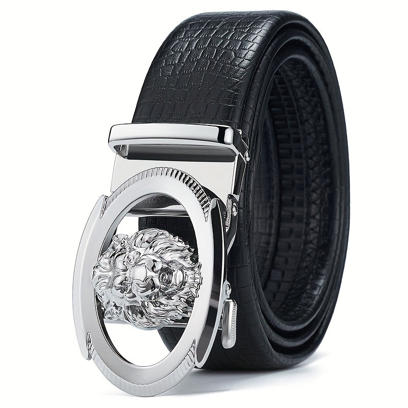 Lejonbältet – Automatisk Spänne för Män