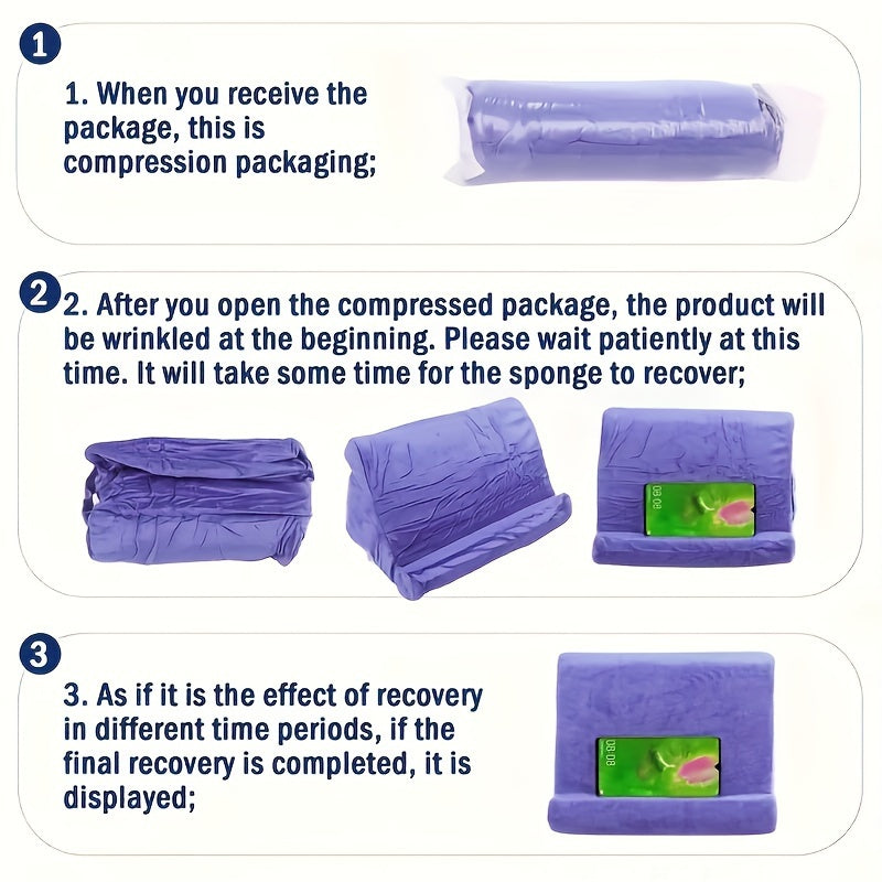 Mjuk Tabletkudde – Bekväm Hållare för Surfplatta & Bok