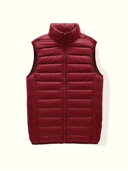 Lättviktsjacka herr – ståkrage & zip-up design för vår/höst