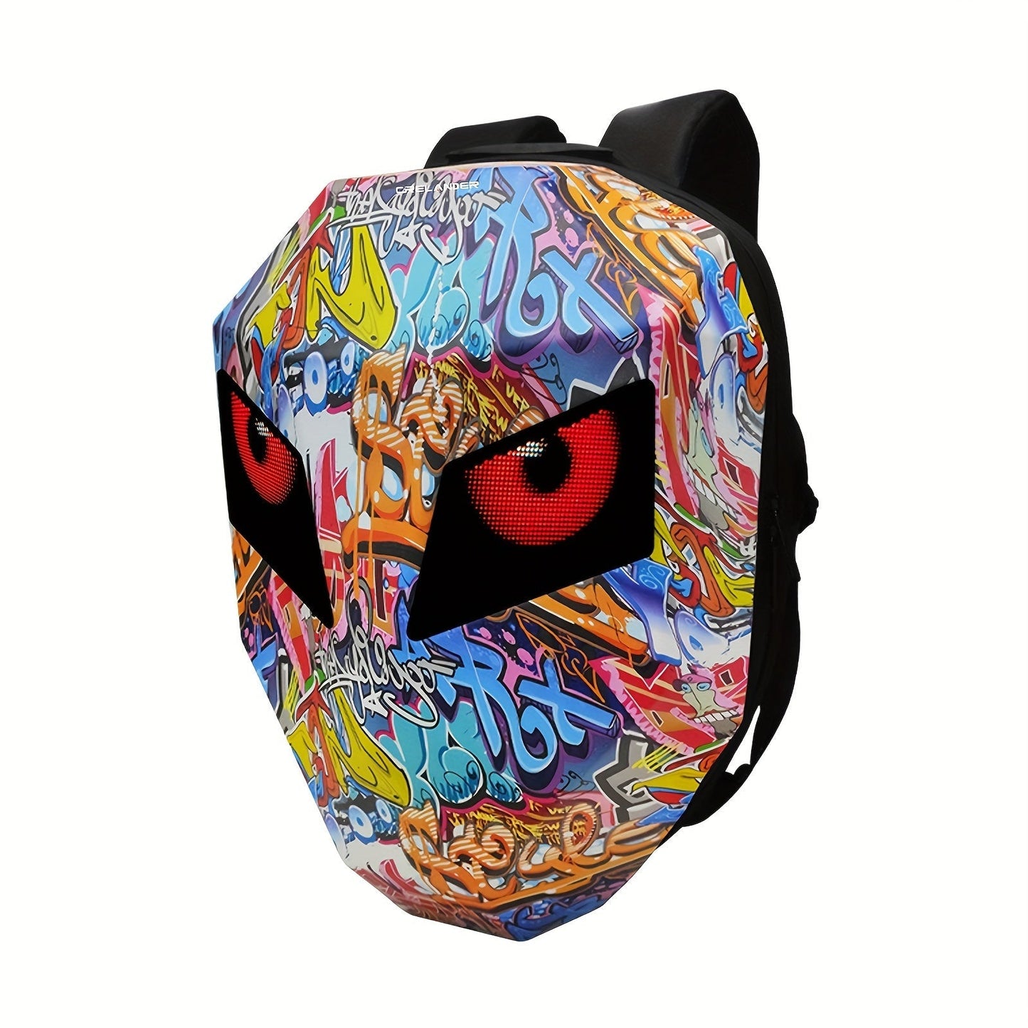 LED Ryggsäck med Programmerbar RGB-Belysning