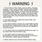 Smartklocka Martin (1,83” pekskärm, samtal & 100+ sportlägen)