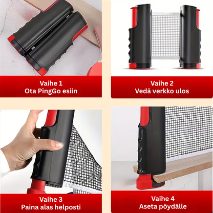 PingGo – Kannettava pingissetti