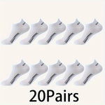 10-pack Låga Sportstrumpor – Unisex & Andas