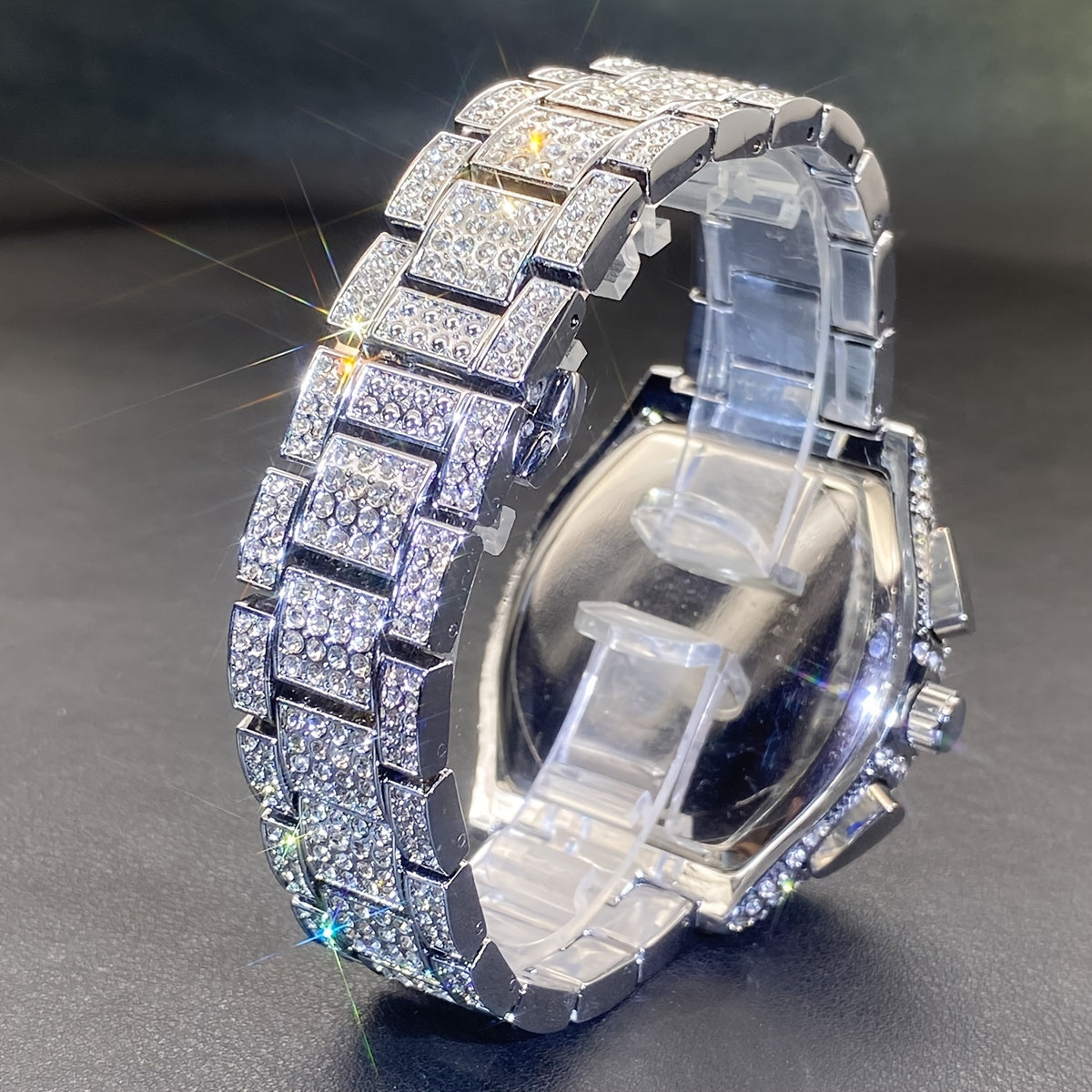 Imperial Timepiece – herrklocka med strass & festlig design
