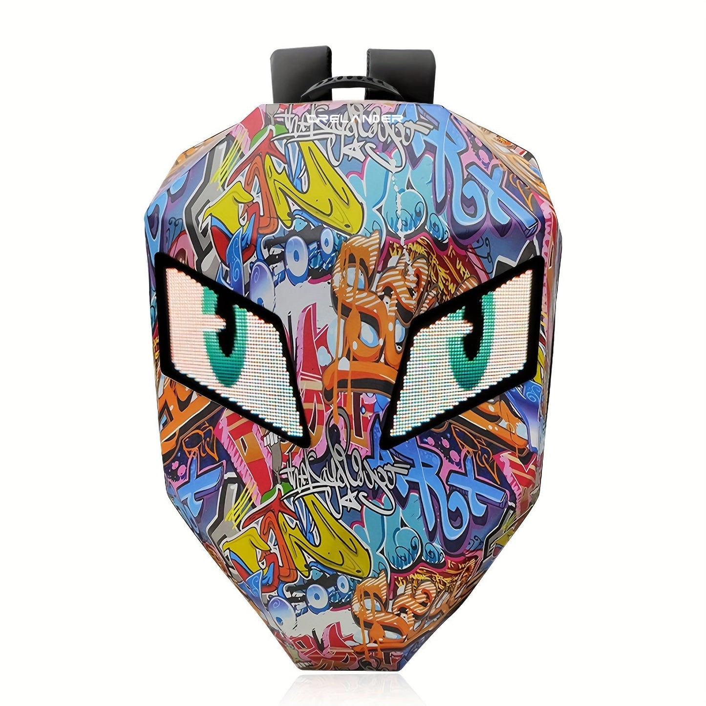 LED Ryggsäck med Programmerbar RGB-Belysning