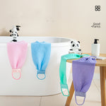 1-Pack Lång Ryggskrubbhandduk, Färgglad och Mild