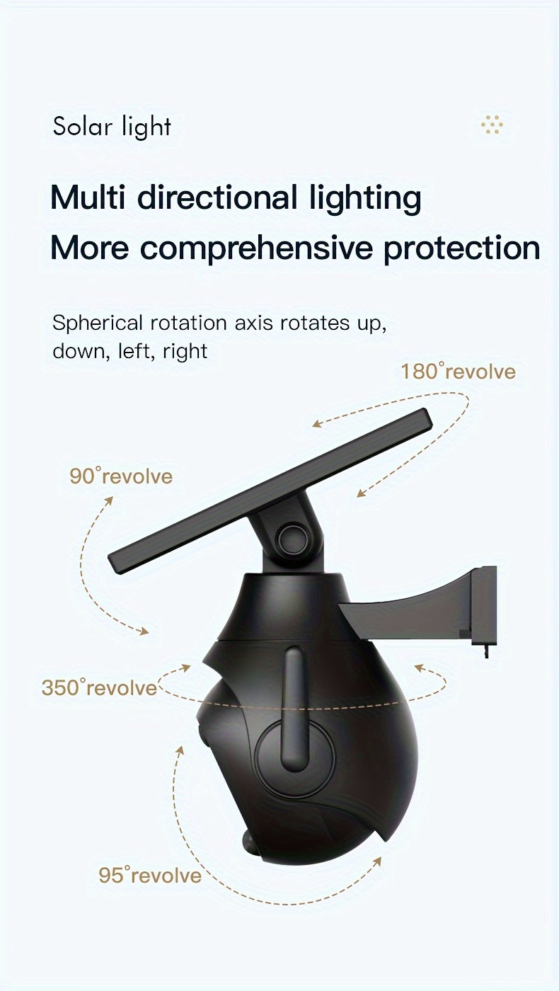 LED Rörelsesensorlampa™ – Solcellspanel med 180° Rotering