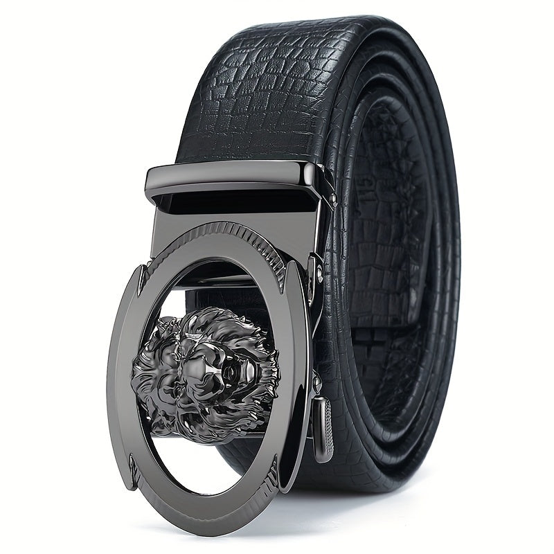 Lejonbältet – Automatisk Spänne för Män