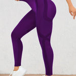 Höga Träningstights med Push-Up Effekt – Perfekta för Gym & Yoga