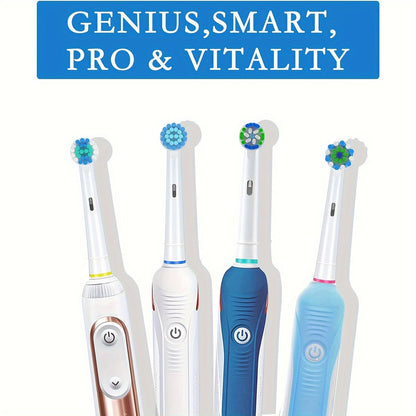 Tandborsthuvuden 12-pack – kompatibla med Oral-B, olika borsttyper