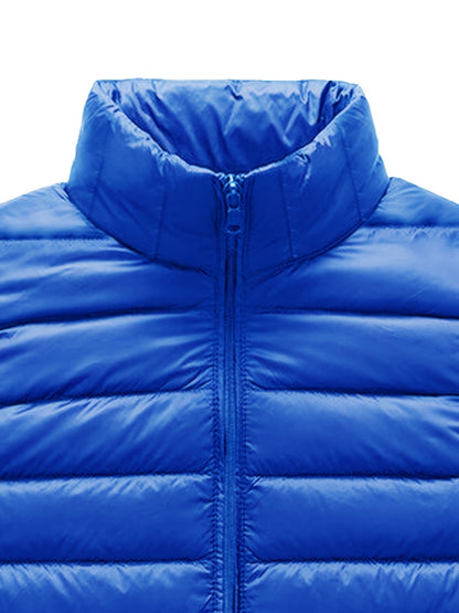 Herrväst ståkrage – lätt väst för vår & höst