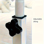 Høydejusterbart skrivebord – svart bærbart laptopbord med justerbar høyde