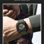 Torino Legacy – militärinspirerad herrklocka med sportig kvartsur