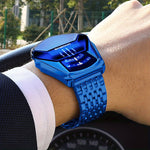 Klocka Fredrik (herrklocka i stål med stor urtavla & sportig design)