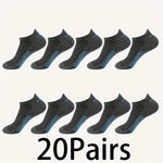 10-pack Låga Sportstrumpor – Unisex & Andas