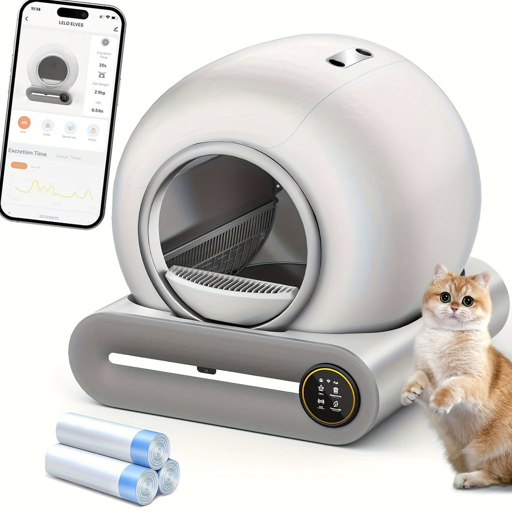 Självrengörande Robotlåda för Kattströ