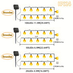 LED SolarBalls™ – 20/50/100 LED Vattentålig Ljusslinga