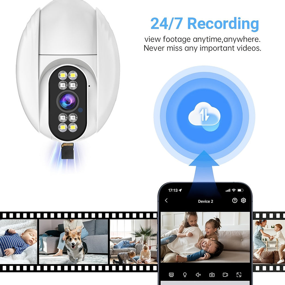 SmartCam360™ – WiFi Övervakningskamera med Röst