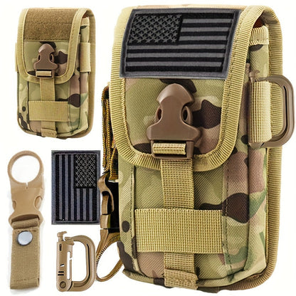 Midjeväska – MOLLE bältesväska med flaskhållare & fack