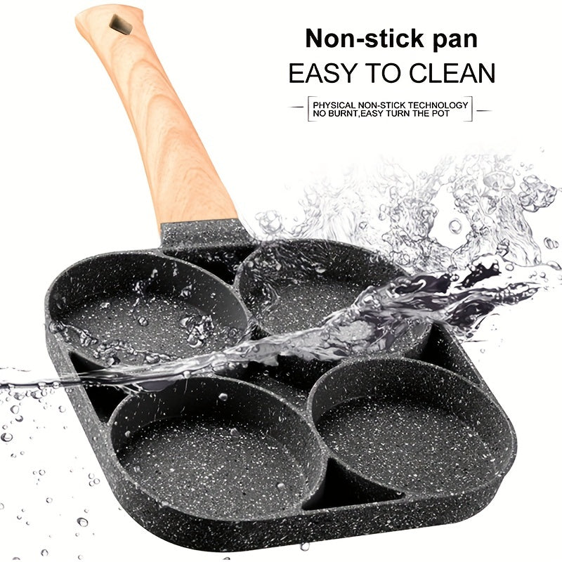 4-Håls Non-stick Stekpanna med Maifanstenbeläggning
