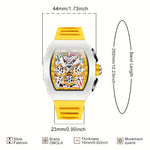 Klocka Martin (herrklocka i vinfat-design med datum, kronograf & vattenskydd 3ATM)