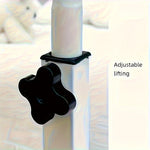 Høydejusterbart skrivebord – svart bærbart laptopbord med justerbar høyde